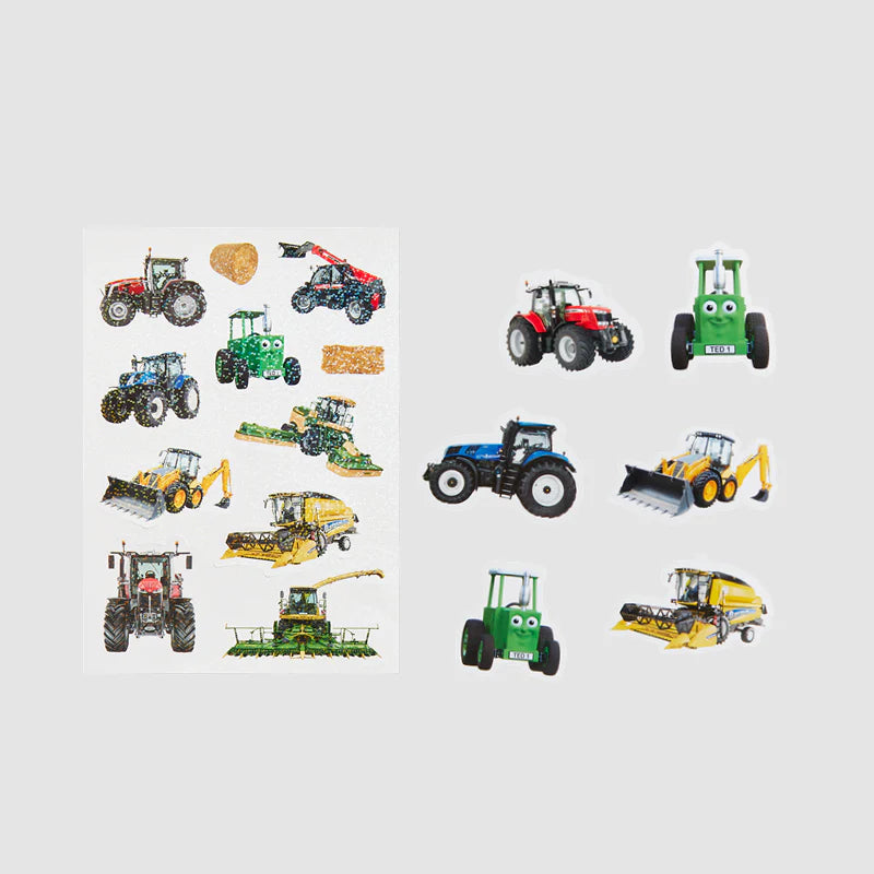 Tractor Ted Farm Machines Sticker Pack