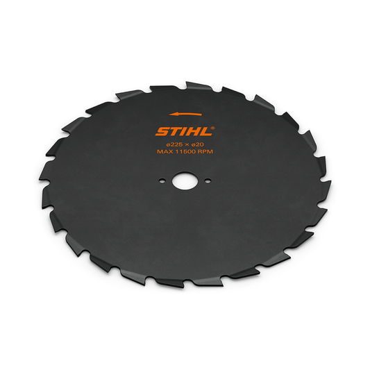 STIHL WoodCut 225-24 high-performance 24-tooth chisel tooth circular saw blade for professional clearing saws.