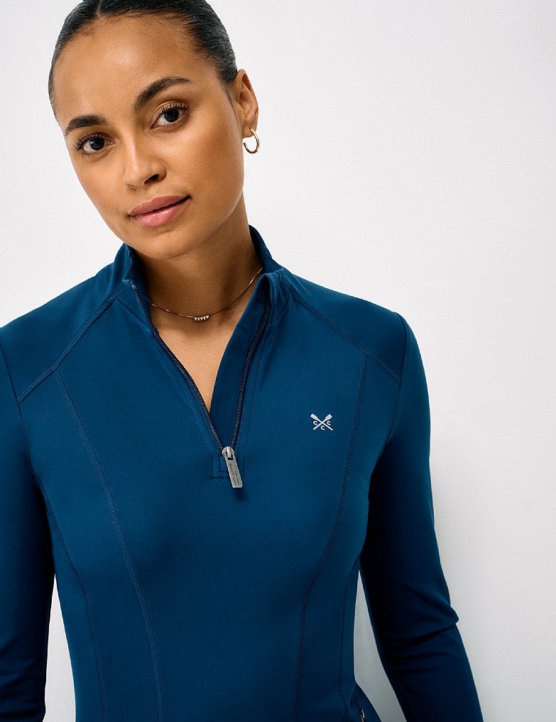 Crew Clothing Activewear Half-Zip Top
