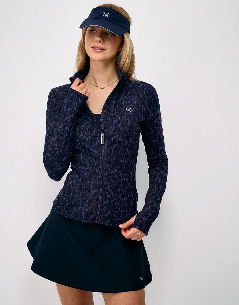 Crew Clothing Activewear Zip Through Top