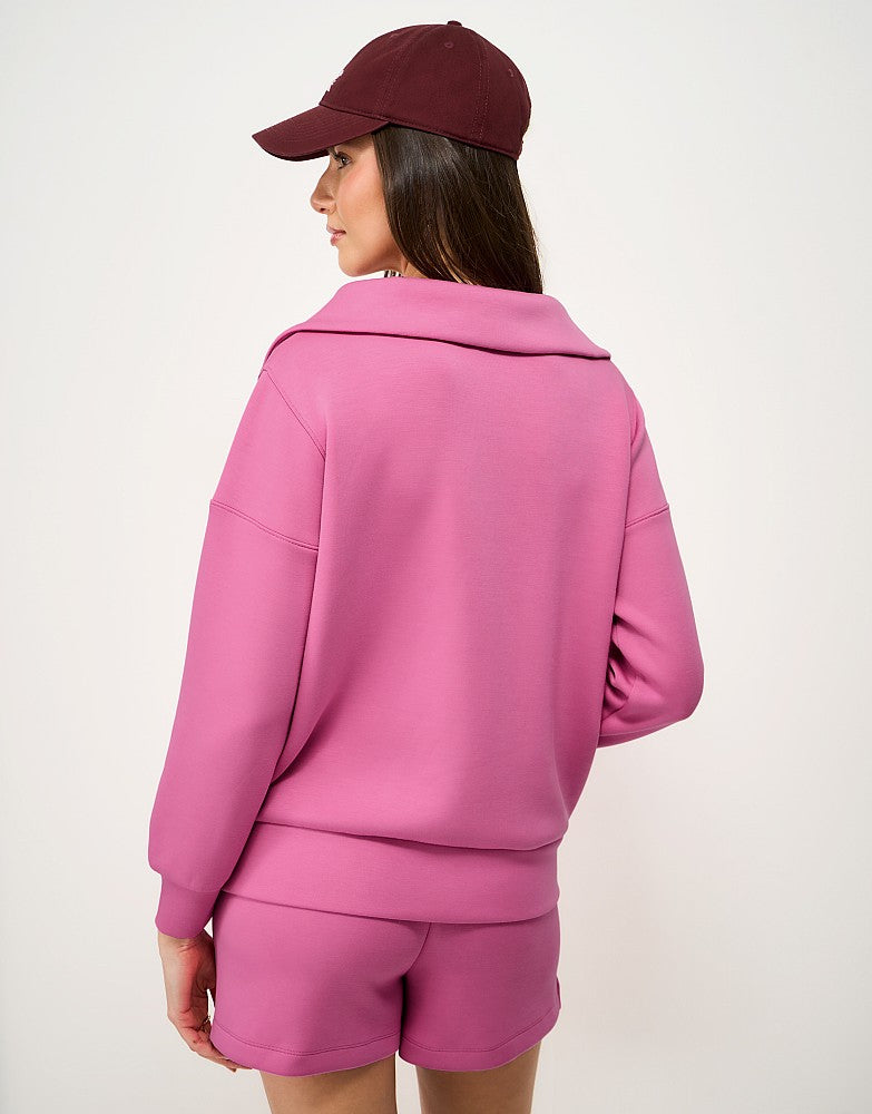 Crew Clothing SuperLuxe Half Zip Sweater