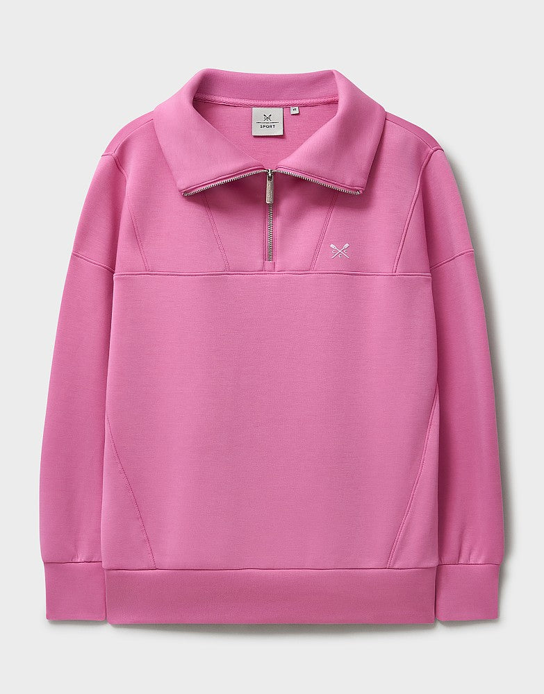 Crew Clothing SuperLuxe Half Zip Sweater