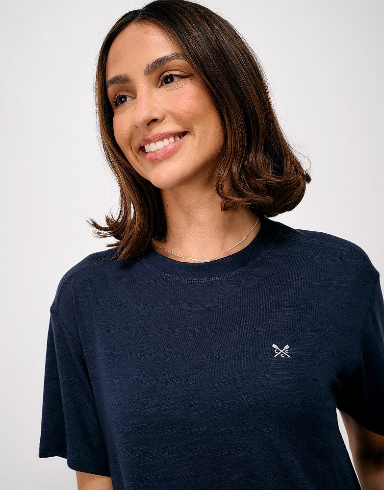 Crew Clothing Slub Rayon T-Shirt