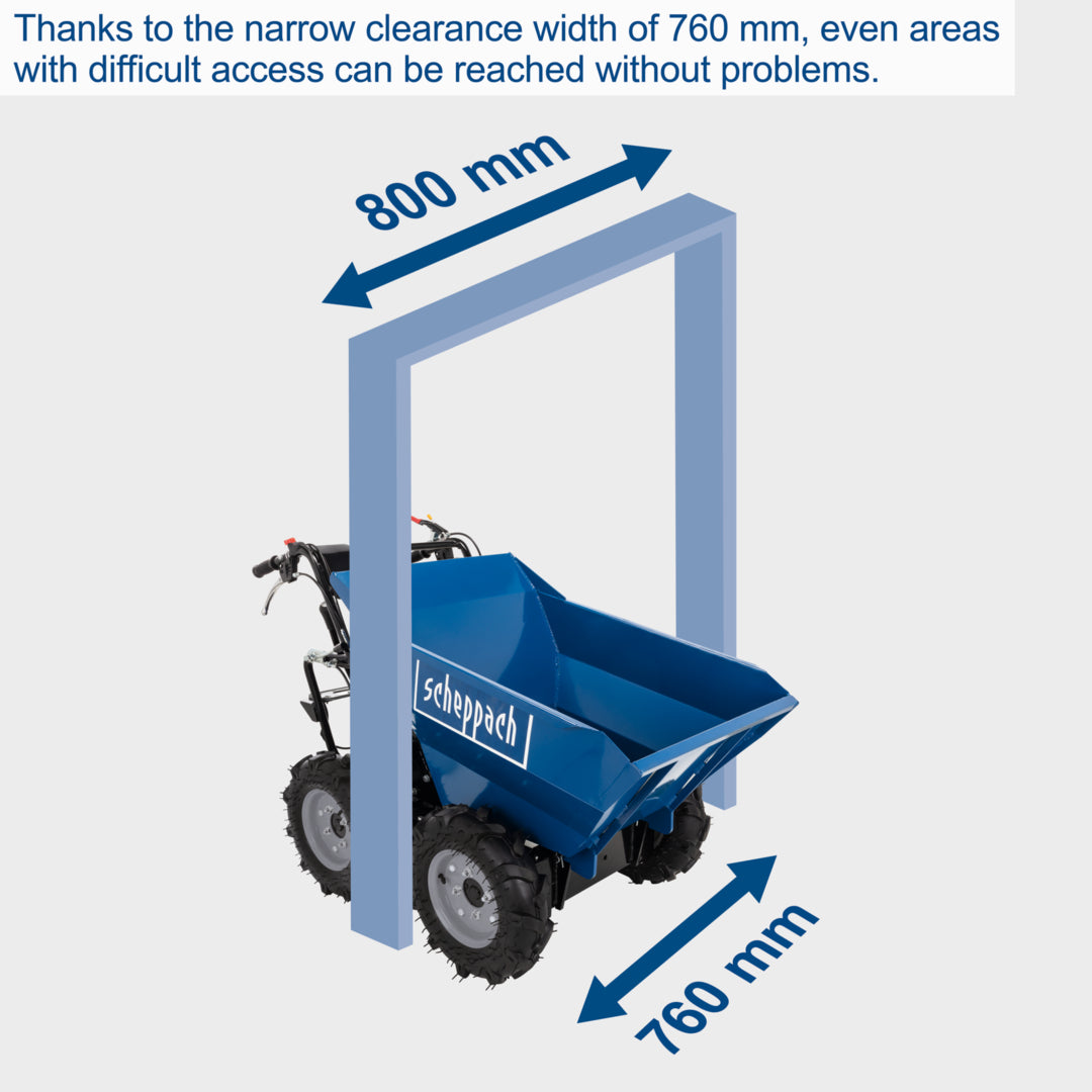 Scheppach DP3000 AWD Petrol Dumper