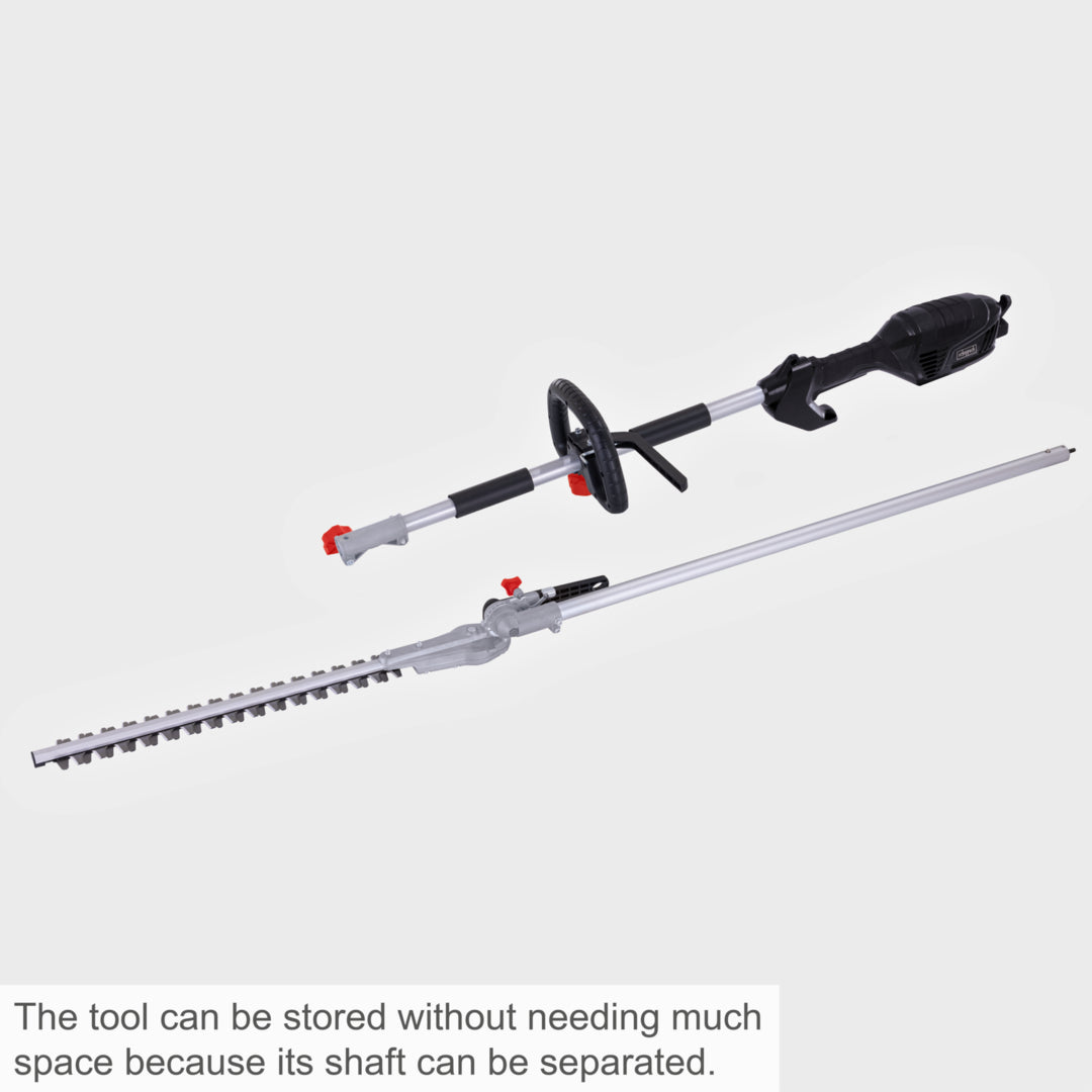 Scheppach ETHT1000 Electric Long-Reach Hedge Trimmer 1000W