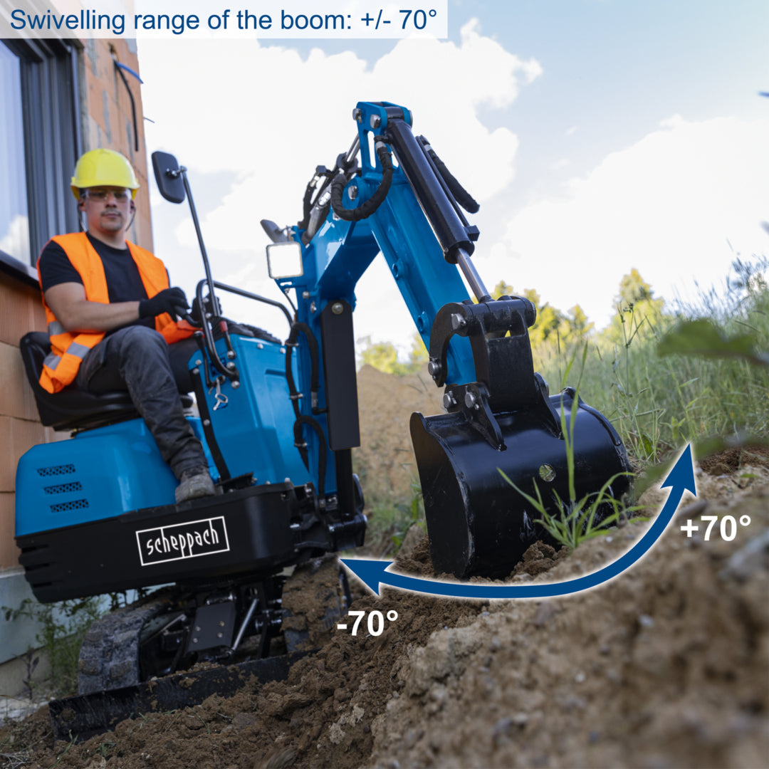 Scheppach EXC815 Petrol Mini Excavator