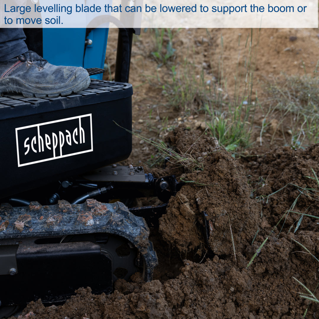 Scheppach EXC815 Petrol Mini Excavator