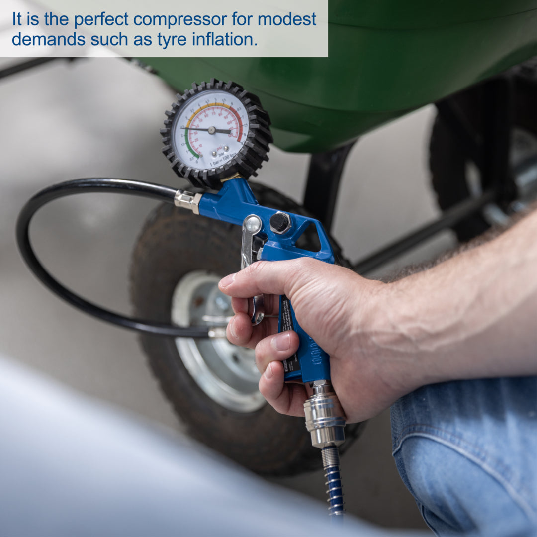 Scheppach HC26Si Silent Air Compressor 24L 8 Bar