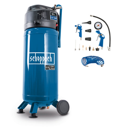 Scheppach HC51V Air Compressor 50L 10 Bar