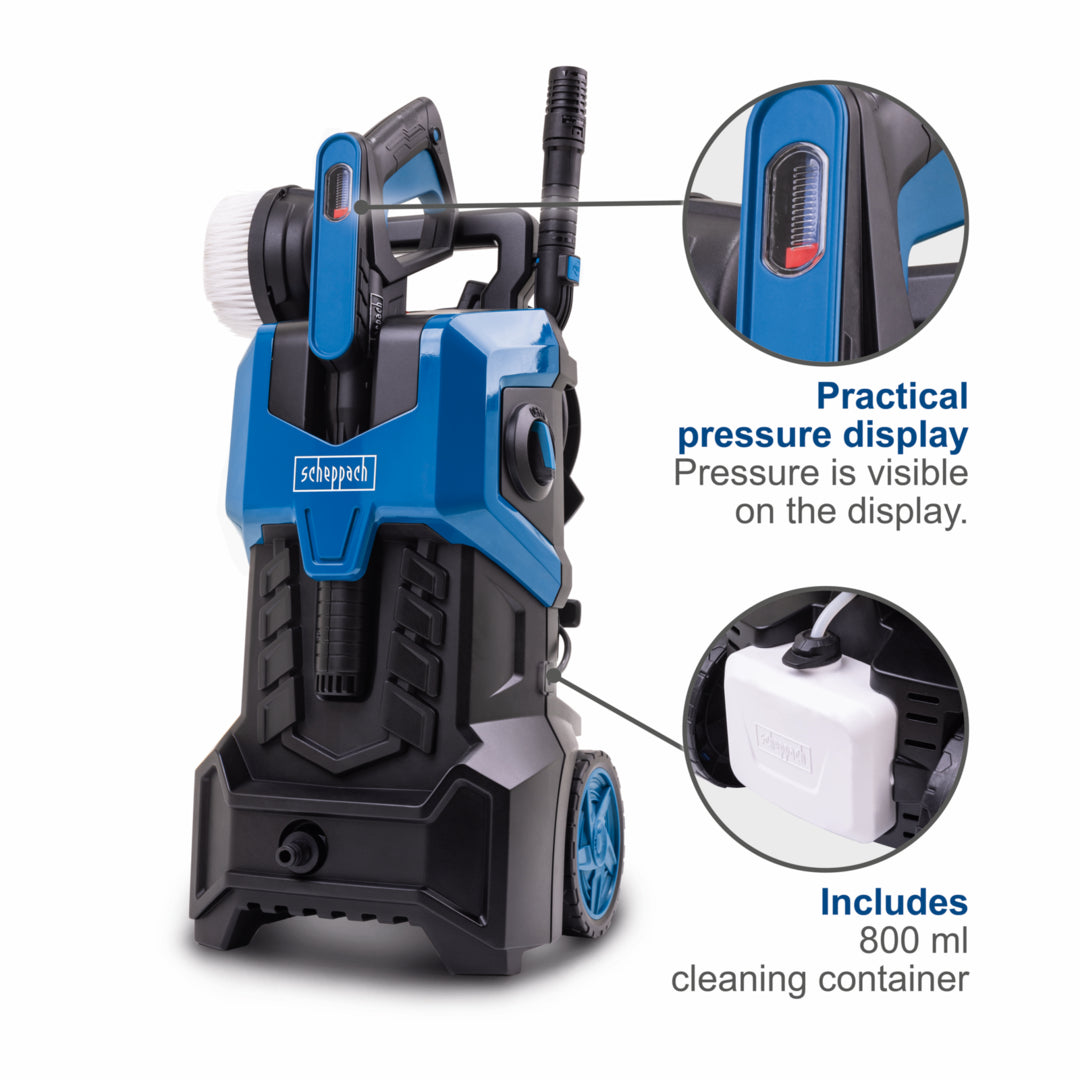 Scheppach HCE3000 Pressure Washer 2400W 180 Bar