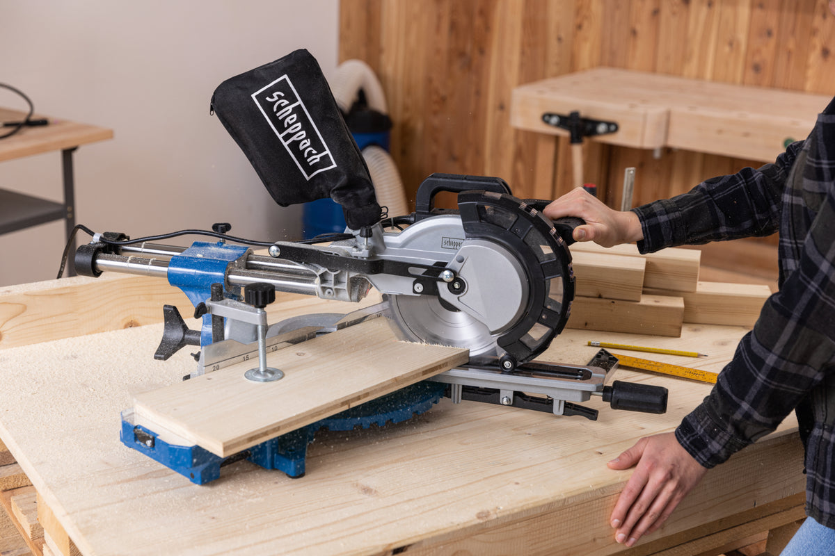 Scheppach HM216 8” Sliding Mitre Saw 2000W