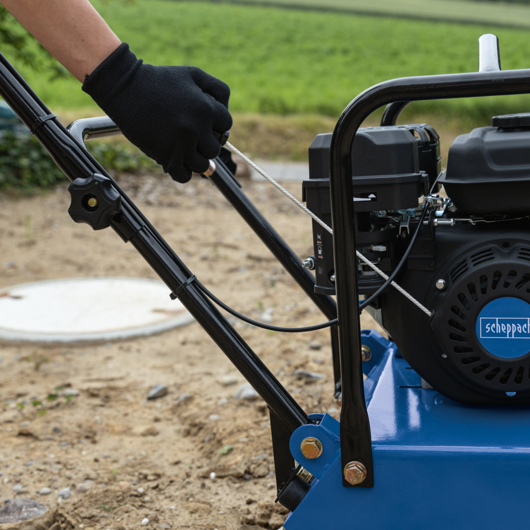 Scheppach HP1800S Petrol Wacker Plate Compactor