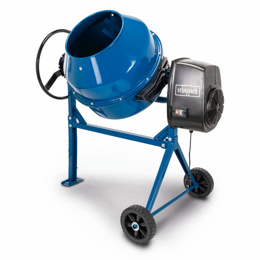 Scheppach MIX160 Cement Mixer 650W 160L Drum