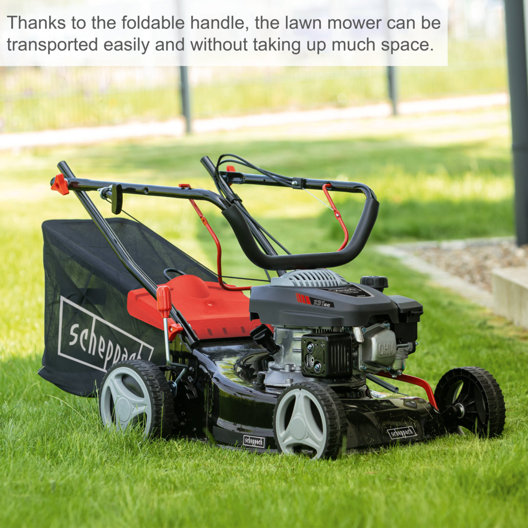 Scheppach MP132-42 Petrol Push Lawn Mower 42cm
