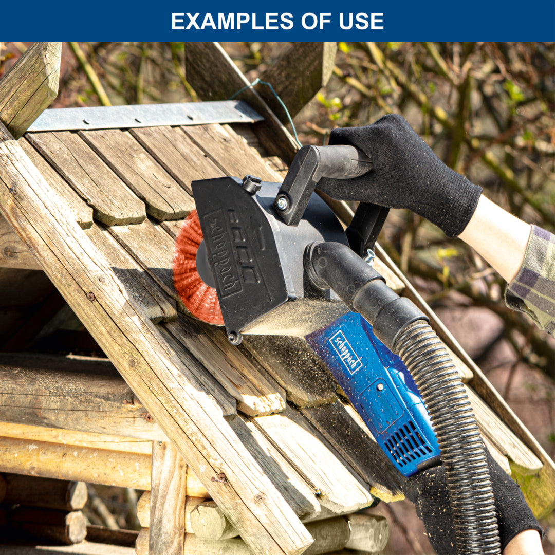 Scheppach MRS1300 Abrasive Nylon Brush - Surface Preparation