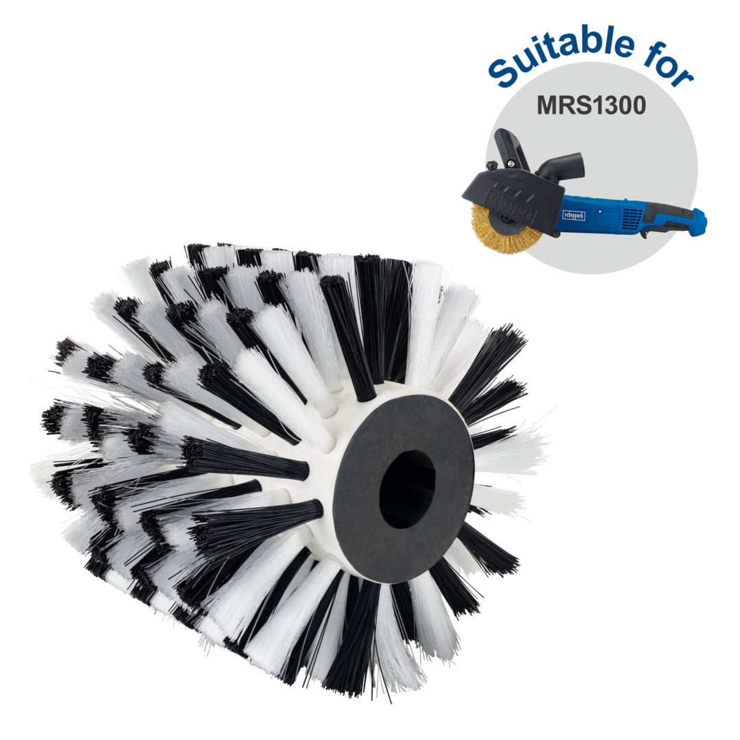 Scheppach MRS1300 Plastic Fibre Brush - Surface Cleaning