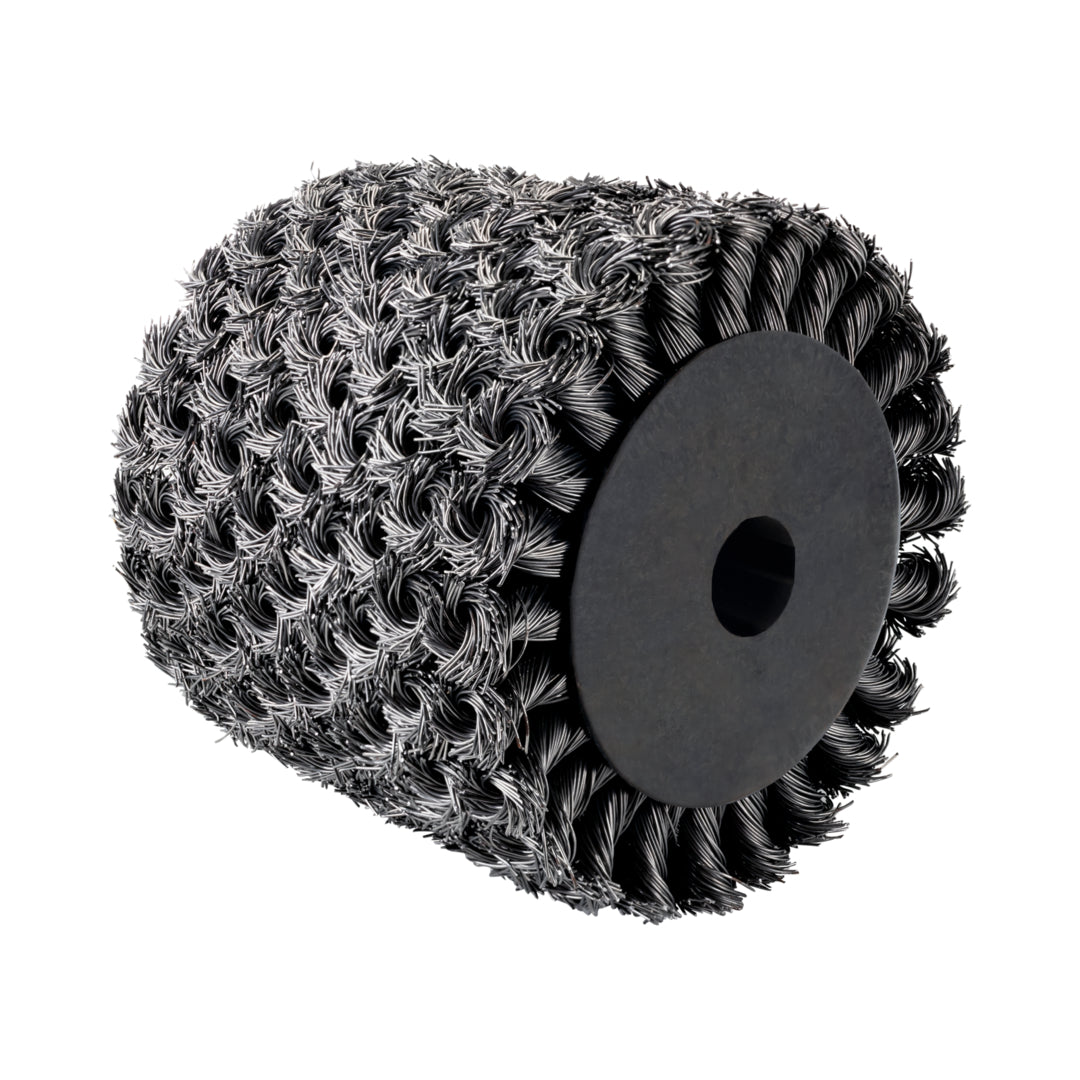 Scheppach MRS1300 Twisted Metal Wire Brush - Rust Removal