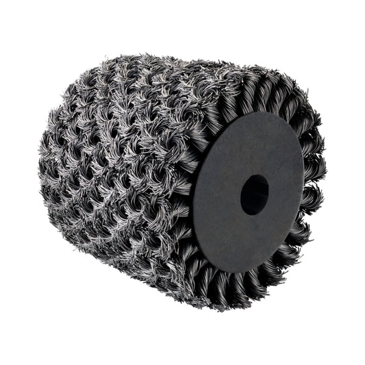 Scheppach MRS1300 Twisted Metal Wire Brush - Rust Removal