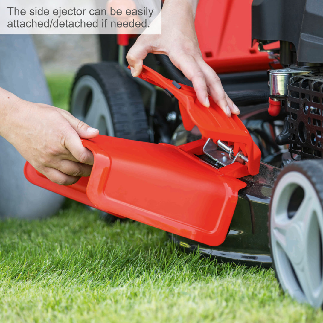 Scheppach MS150-46E Petrol Electric-Start Self-Propelled Lawn Mower 46cm