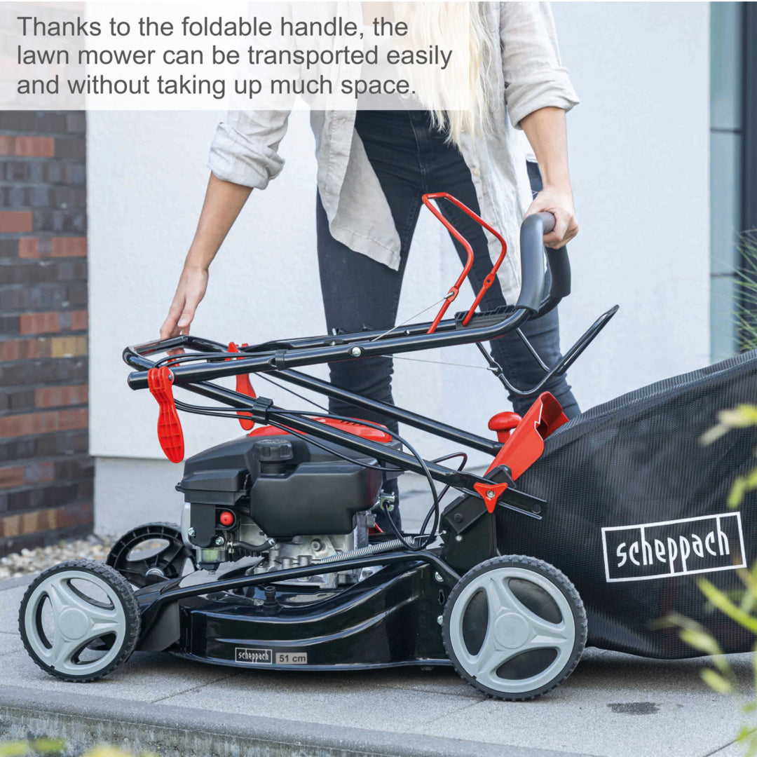 Scheppach MS161-46 Petrol Self-Propelled Lawn Mower 46cm