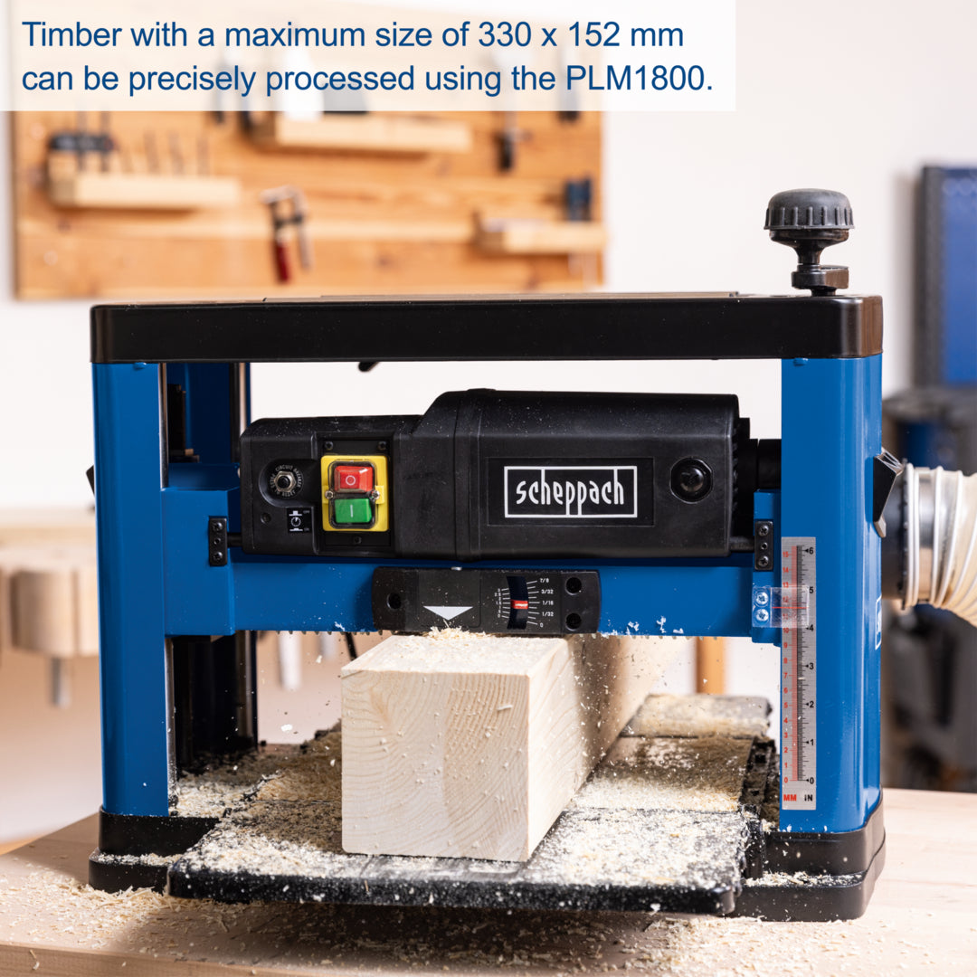 Scheppach PLM1800 Portable Thickness Planer 1500W