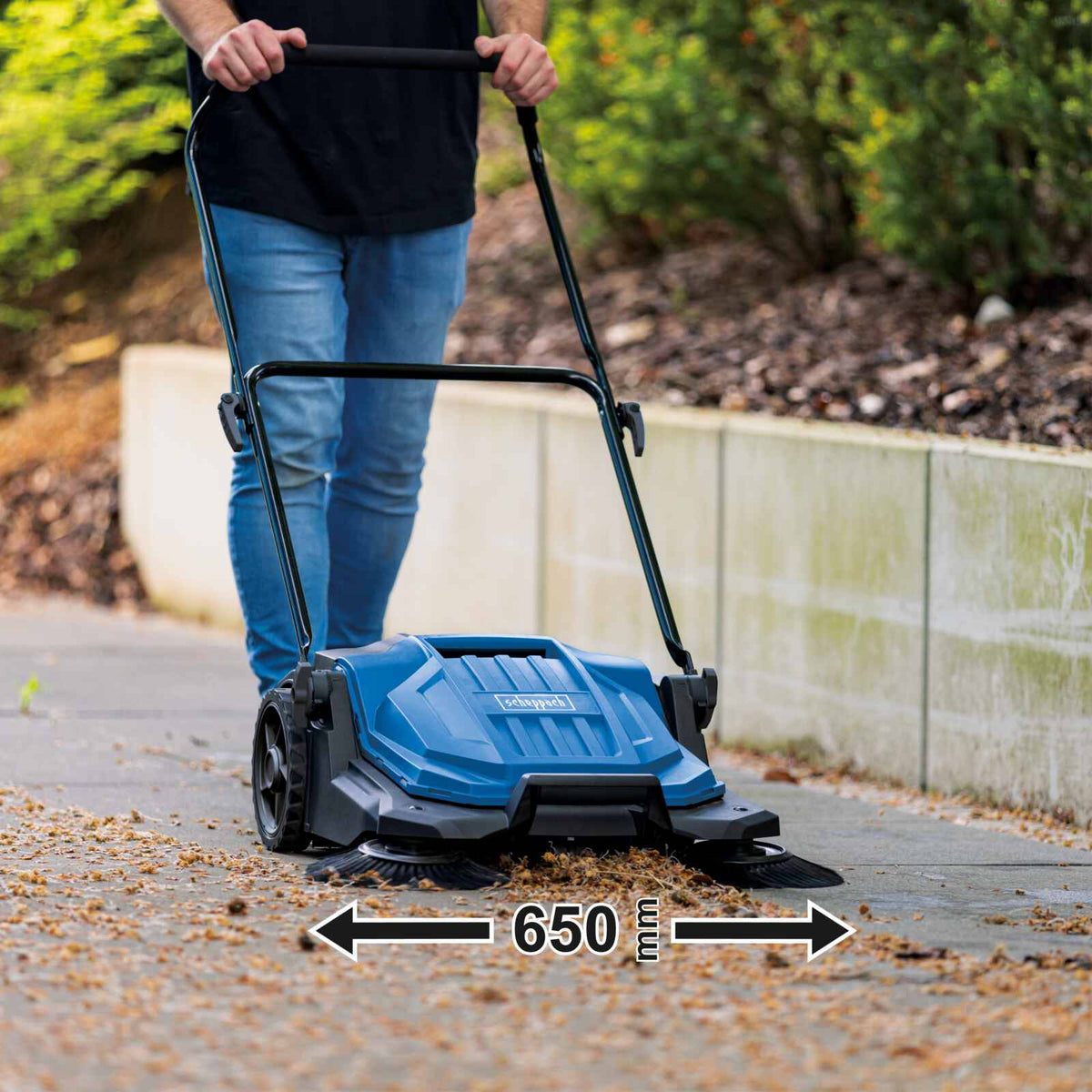 Scheppach S800 Manual Push Sweeper 65cm