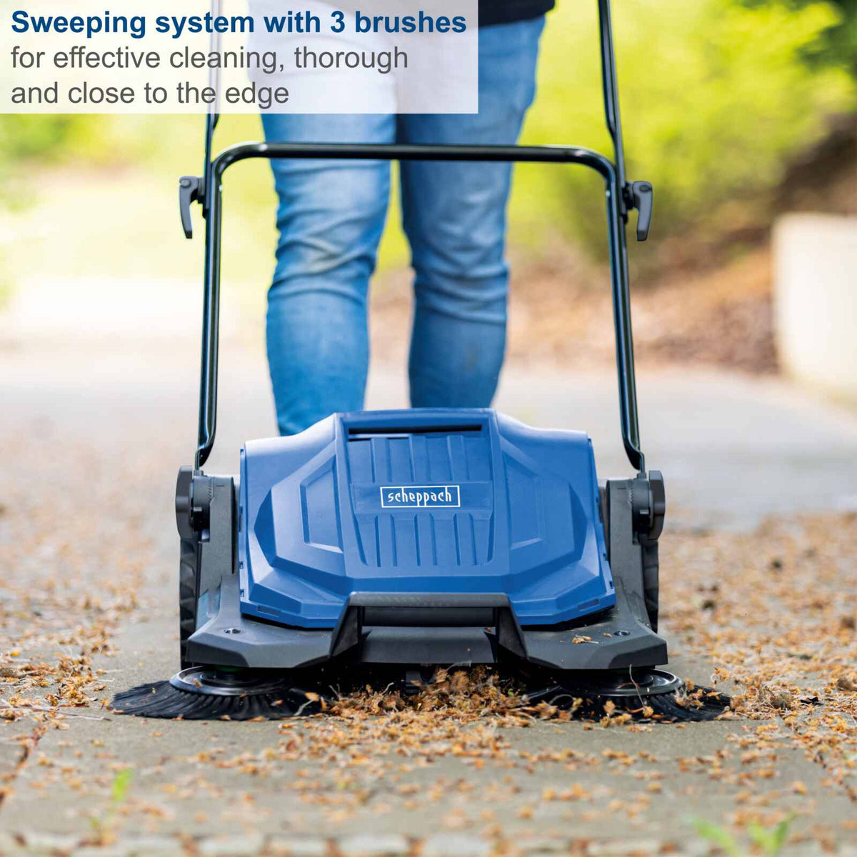 Scheppach S800 Manual Push Sweeper 65cm