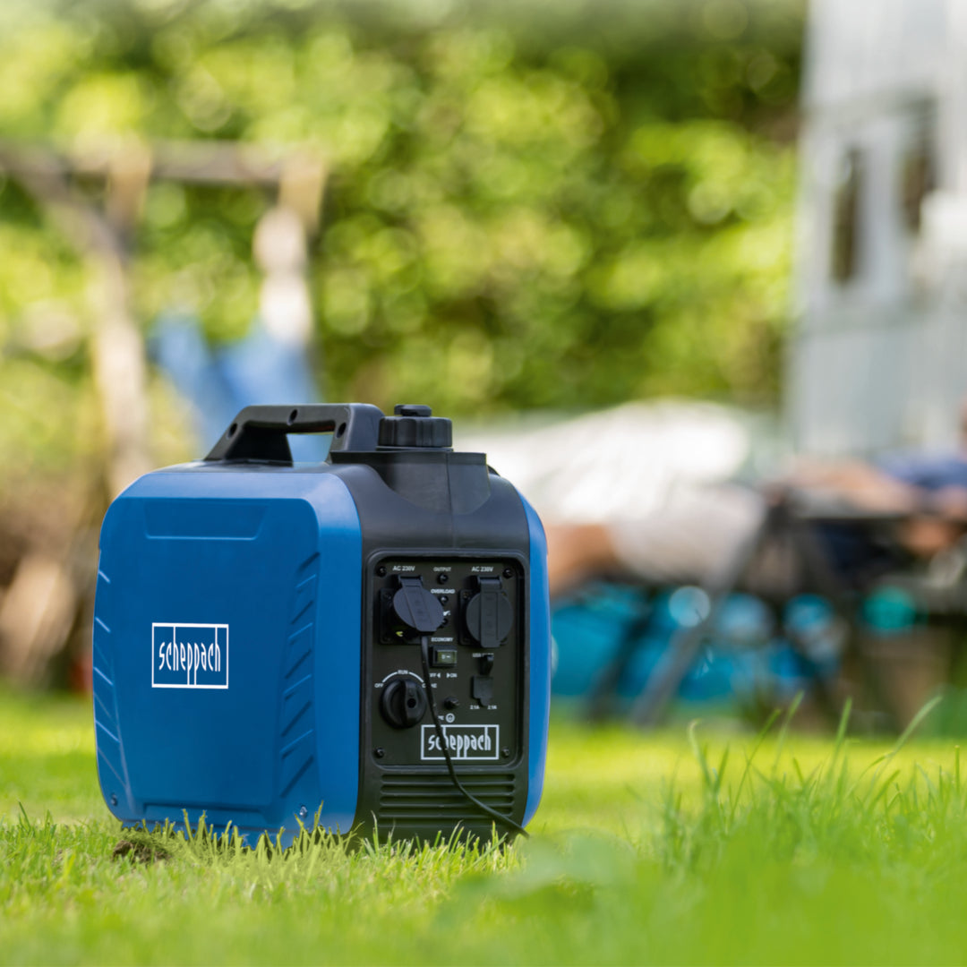 Scheppach SG2500i Portable Petrol Inverter Generator 1600W Rated