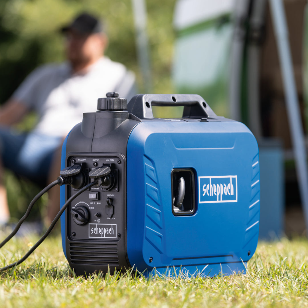 Scheppach SG2500i Portable Petrol Inverter Generator 1600W Rated