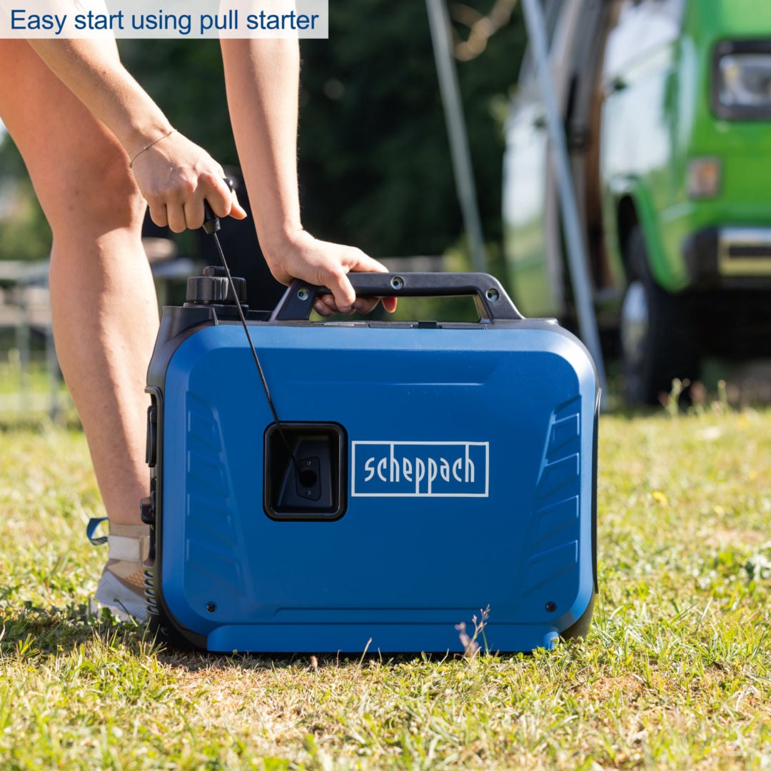Scheppach SG2500i Portable Petrol Inverter Generator 1600W Rated