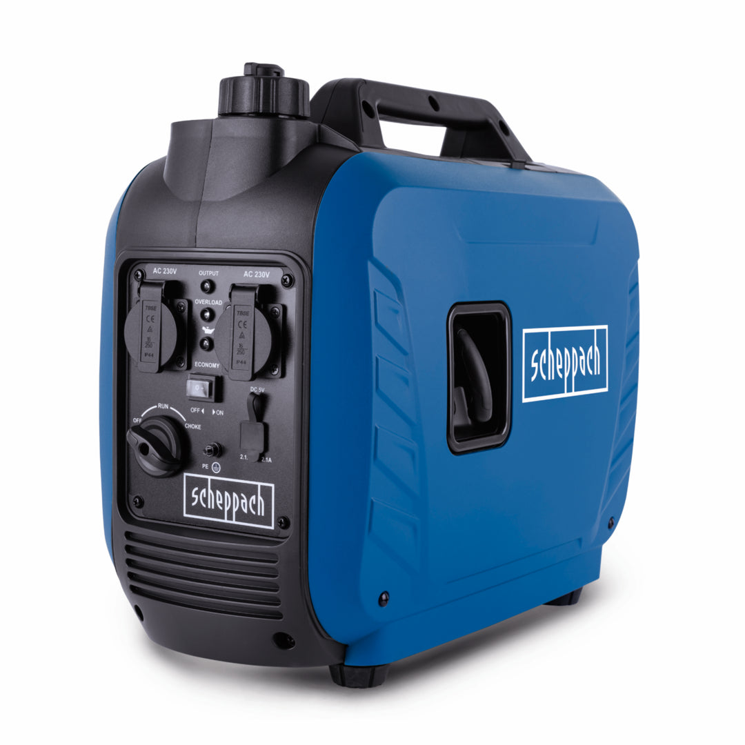 Scheppach SG2500i Portable Petrol Inverter Generator 1600W Rated