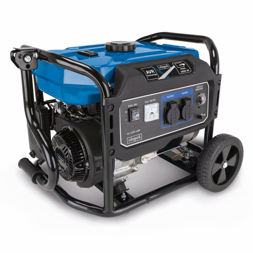 Scheppach SG3200x Portable Petrol Generator 2500W Rated