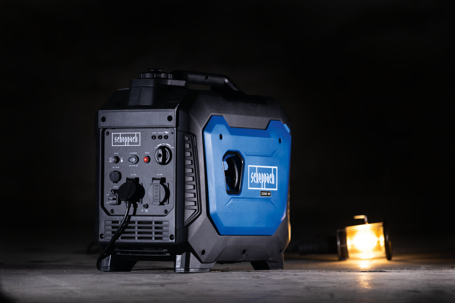 Scheppach SG3500i Portable Petrol Inverter Generator 3000W Rated