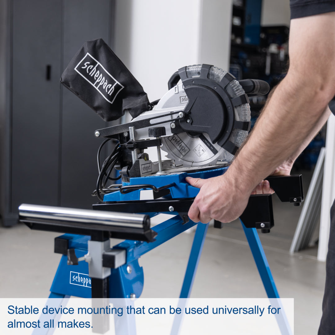 Scheppach UMF1550 Universal Mitre Saw Stand - 150kg Load Capacity