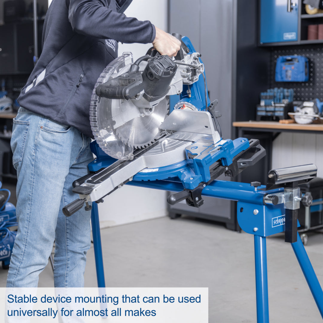 Scheppach UMF1600 Universal Mitre Saw Stand - 200kg Load Capacity