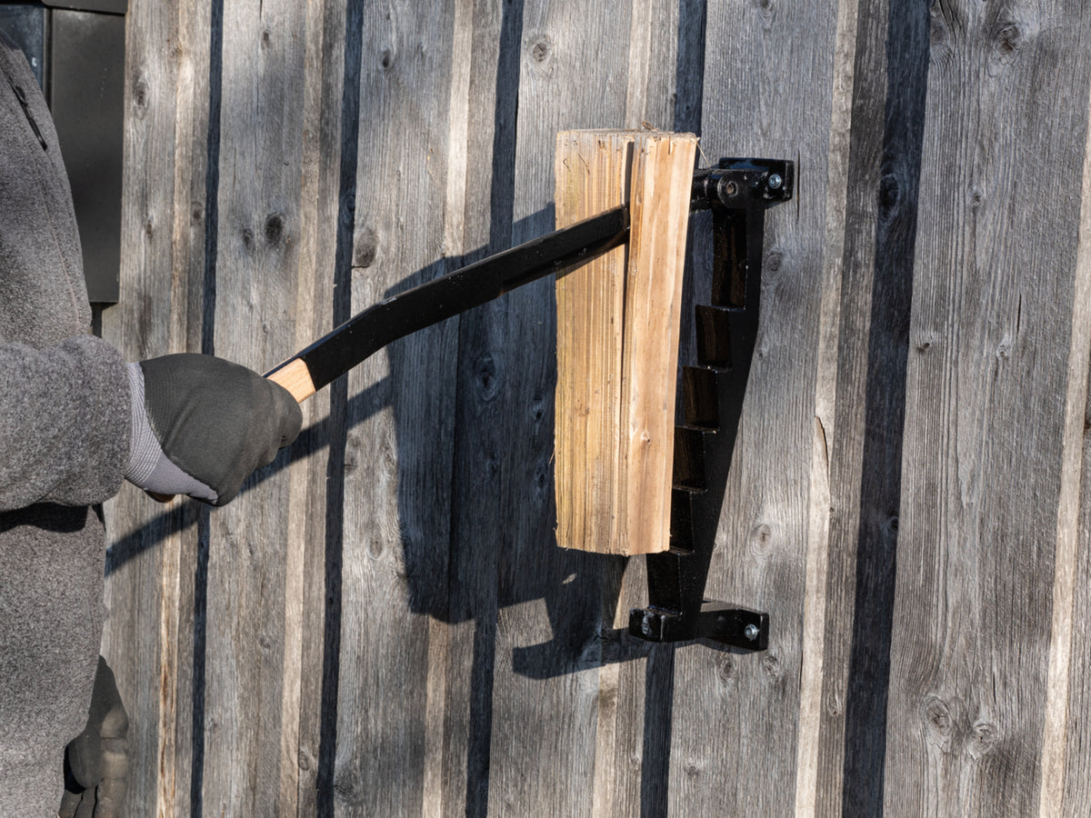 Scheppach Wall-Mounted Kindling Splitter 34cm - Cast Iron