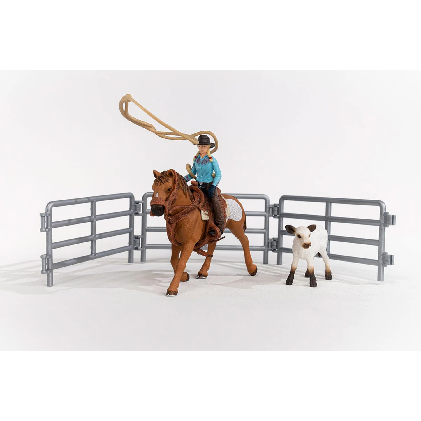 Schleich Cowgirl Team Roping Fun 42577