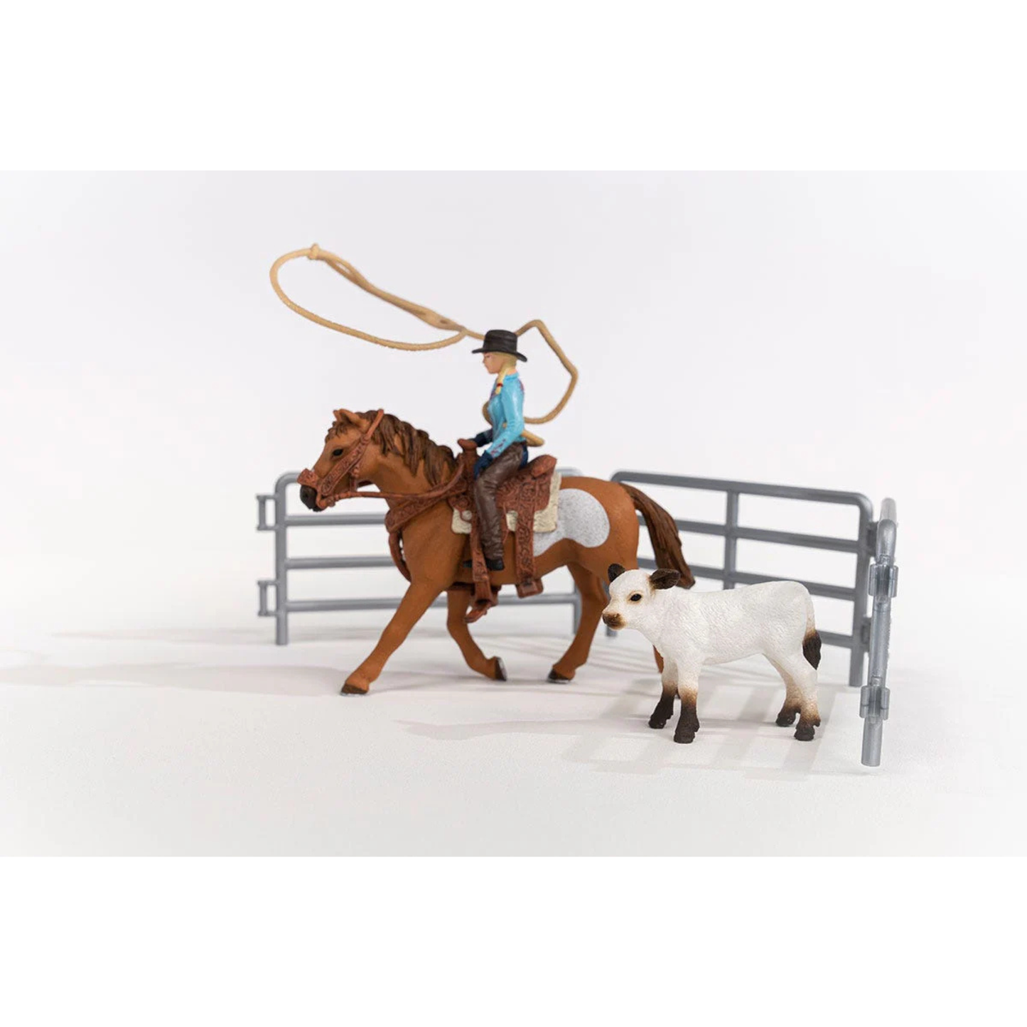 Schleich Cowgirl Team Roping Fun 42577