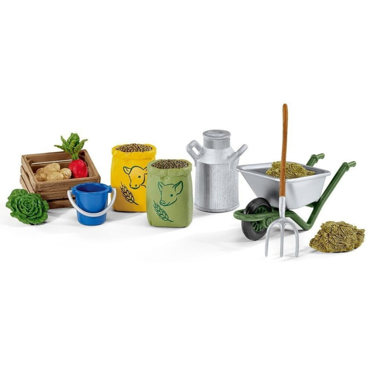 Schleich Feeding The Farm Animals 42301