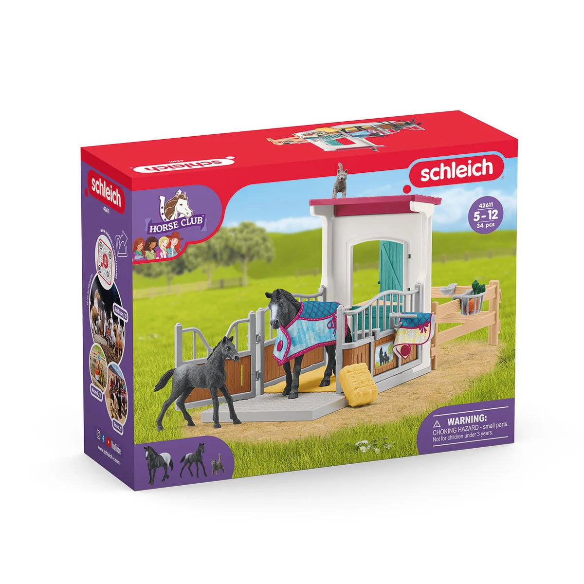 Schleich Horse Box With Mare & Foal 42611