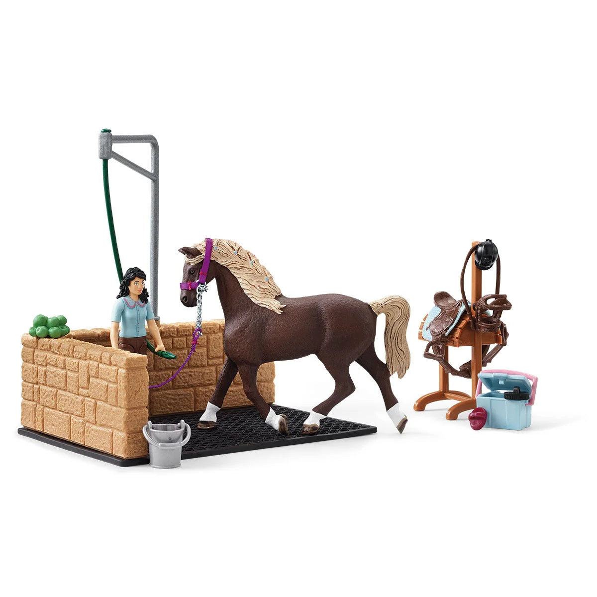 Schleich Washing Area with Emily & Luna 42438