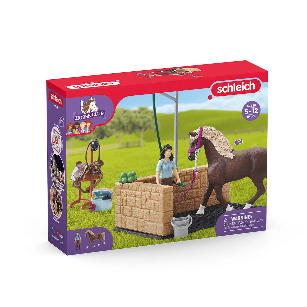 Schleich Washing Area with Emily & Luna 42438