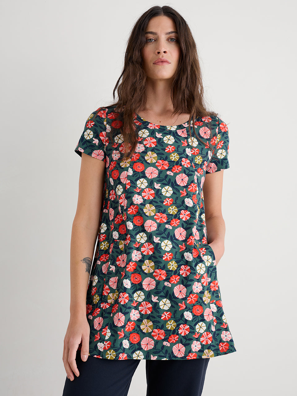 Seasalt Screenprint Jersey A-Line Tunic