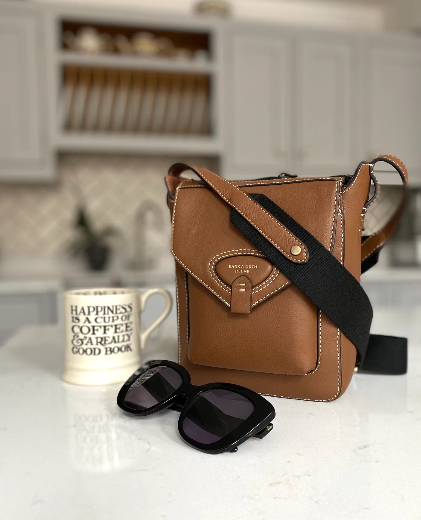 Barkworth Reeve Hackthorn Leather Crossbody Bag