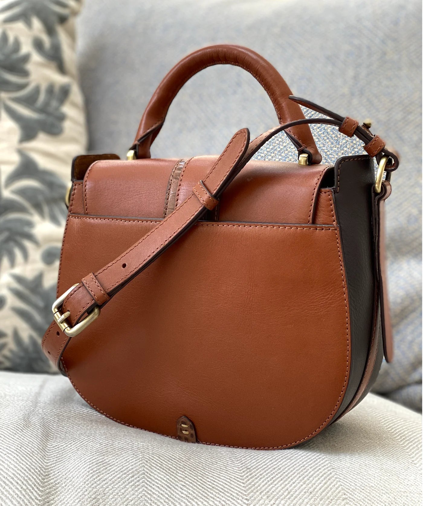 Barkworth Reeve Belton Leather Saddle Bag
