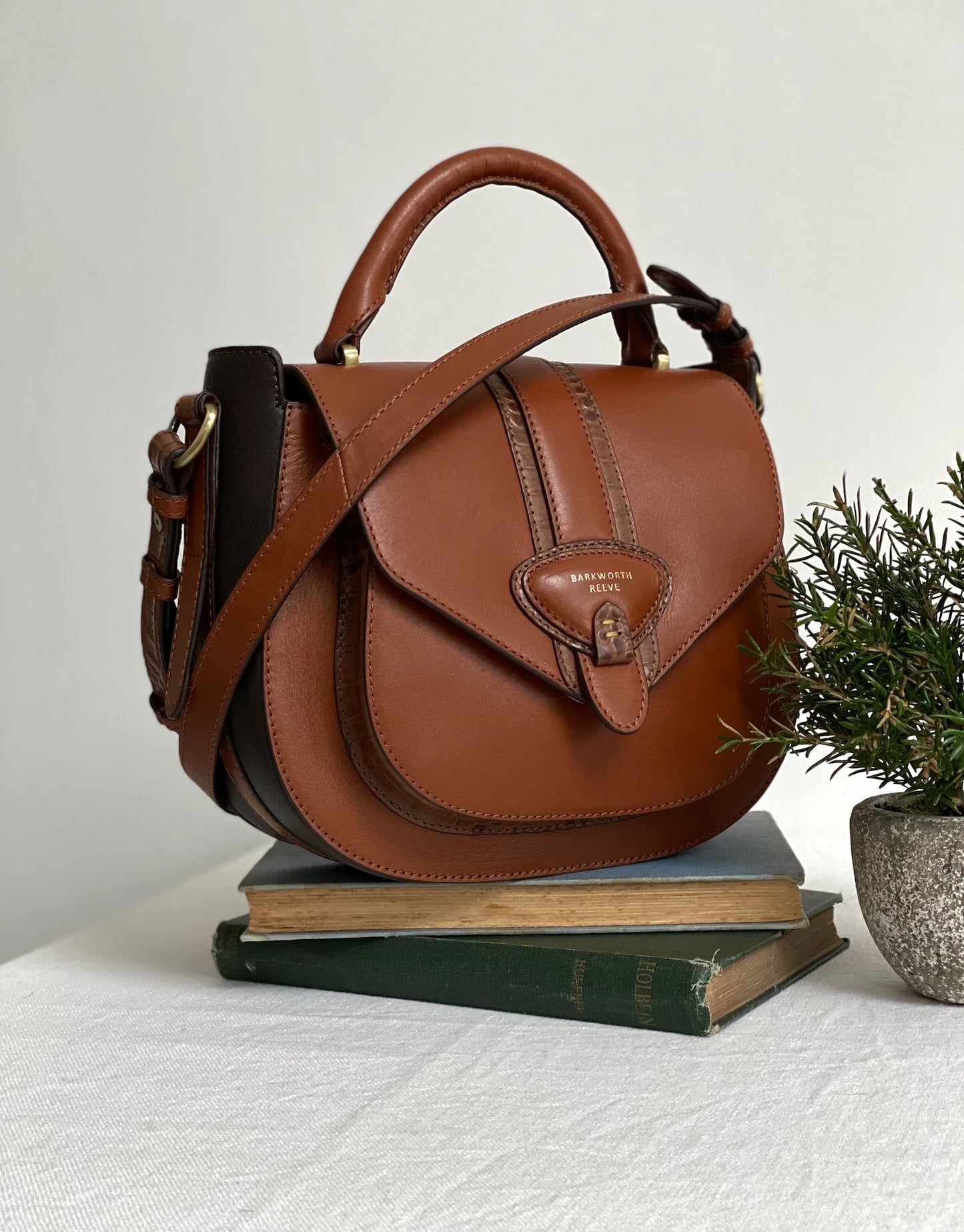 Barkworth Reeve Belton Leather Saddle Bag