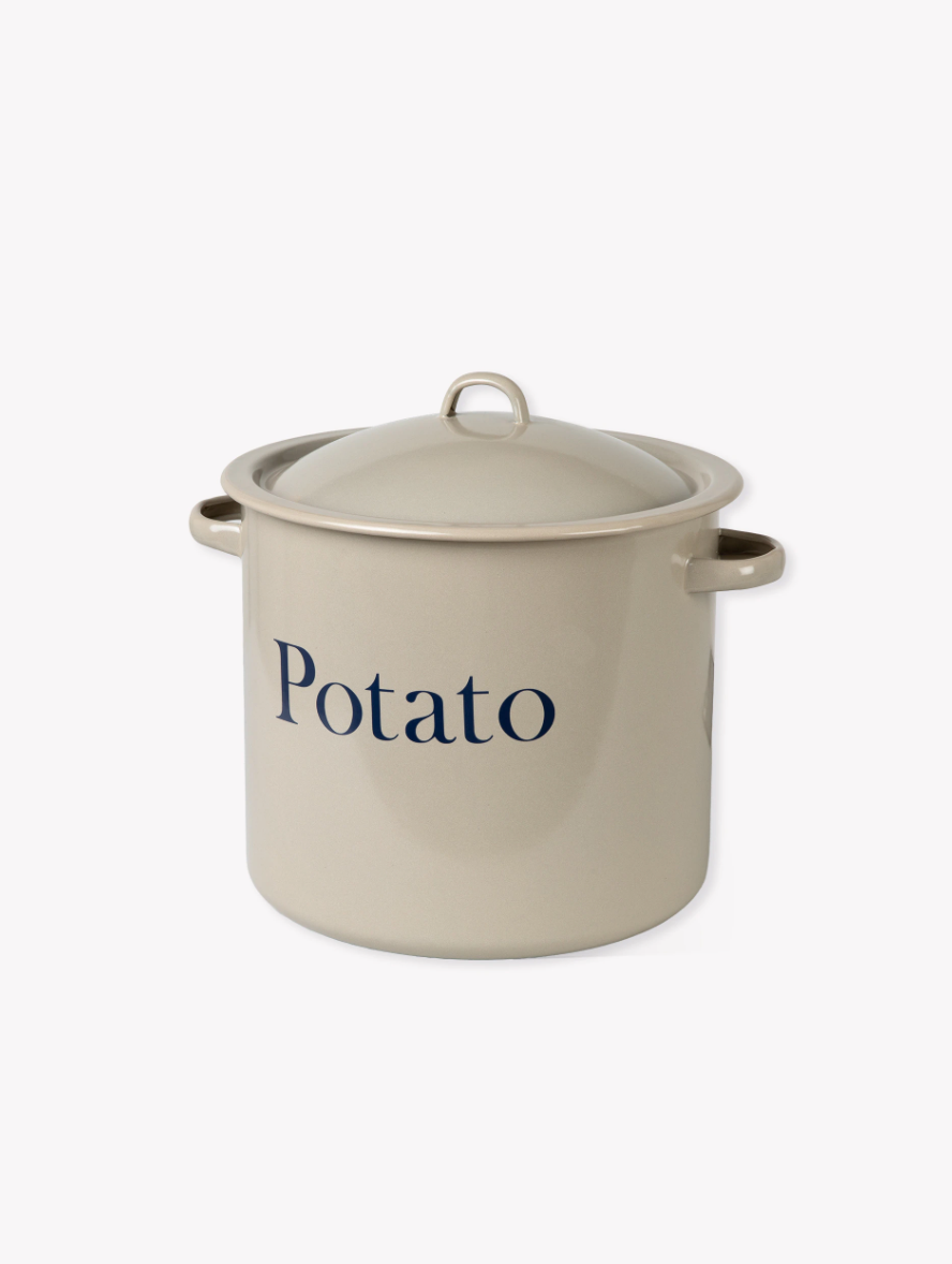 Garden Trading Enamel Potato Store