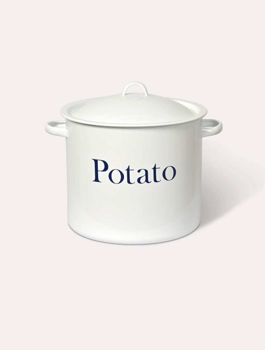 Garden Trading Enamel Potato Store