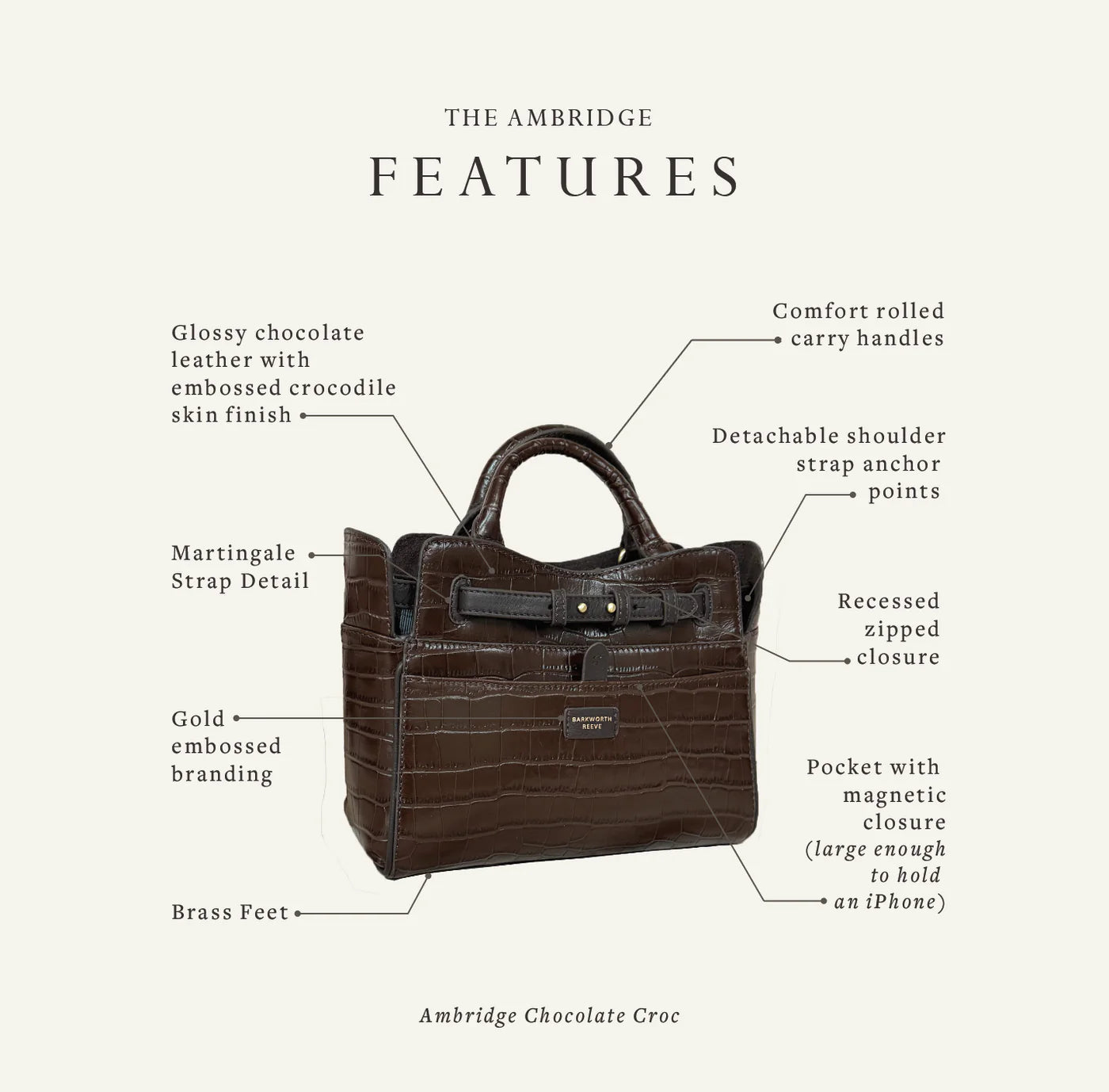 Barkworth Reeve Ambridge Handheld Bag