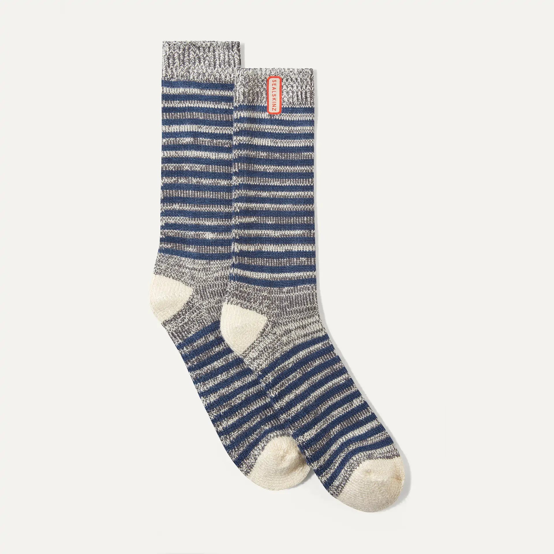 Sealskinz Attleborough Bamboo Mid Length Lightweight Striped Sock